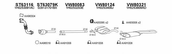  800423 Abgasanlage 800423: Kaufen Sie zu einem guten Preis in Polen bei 2407.PL!