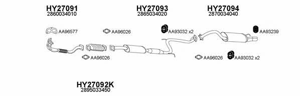 Veneporte 270017 Exhaust system 270017: Buy near me in Poland at 2407.PL - Good price!