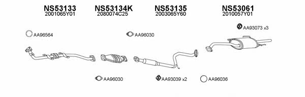 Veneporte 530050 Exhaust system 530050: Buy near me at 2407.PL in Poland at an Affordable price!