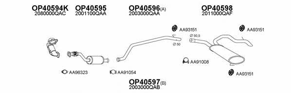 Veneporte 530143 Exhaust system 530143: Buy near me in Poland at 2407.PL - Good price!