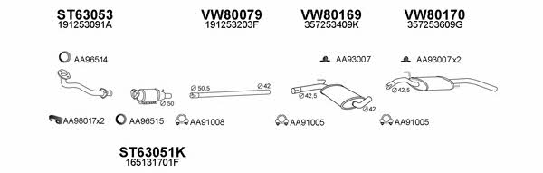  800129 Abgasanlage 800129: Kaufen Sie zu einem guten Preis in Polen bei 2407.PL!