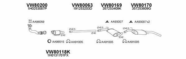  800136 Abgasanlage 800136: Kaufen Sie zu einem guten Preis in Polen bei 2407.PL!