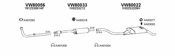  800168 Abgasanlage 800168: Kaufen Sie zu einem guten Preis in Polen bei 2407.PL!