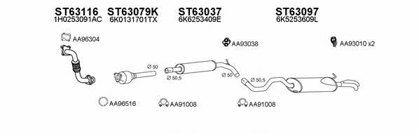 Veneporte 800191 Система випуску відпрацьованих газів 800191: Приваблива ціна - Купити у Польщі на 2407.PL!