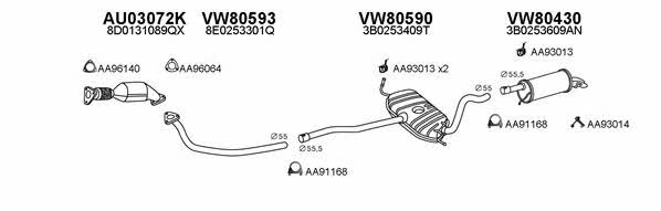  800319 Abgasanlage 800319: Kaufen Sie zu einem guten Preis in Polen bei 2407.PL!