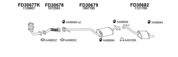  300201 Exhaust system 300201: Buy near me in Poland at 2407.PL - Good price!