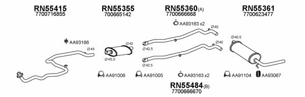  550205 Abgasanlage 550205: Kaufen Sie zu einem guten Preis in Polen bei 2407.PL!