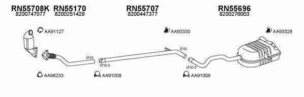  550500 Abgasanlage 550500: Kaufen Sie zu einem guten Preis in Polen bei 2407.PL!