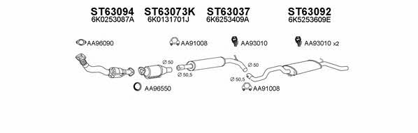  630028 Abgasanlage 630028: Kaufen Sie zu einem guten Preis in Polen bei 2407.PL!