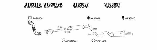  630042 Abgasanlage 630042: Kaufen Sie zu einem guten Preis in Polen bei 2407.PL!