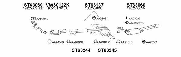  630147 Abgasanlage 630147: Kaufen Sie zu einem guten Preis in Polen bei 2407.PL!