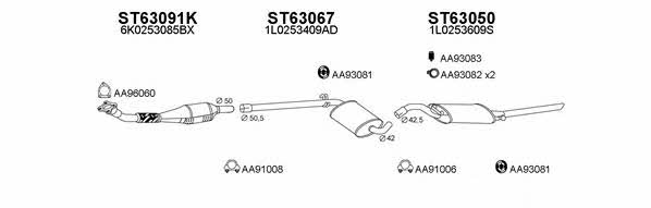 Veneporte 630149 Exhaust system 630149: Buy near me in Poland at 2407.PL - Good price!