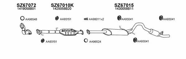  670031 Abgasanlage 670031: Kaufen Sie zu einem guten Preis in Polen bei 2407.PL!