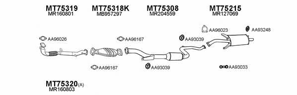 Veneporte 750031 Exhaust system 750031: Buy near me in Poland at 2407.PL - Good price!