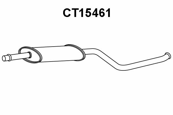 Veneporte CT15461 Резонатор CT15461: Отличная цена - Купить в Польше на 2407.PL!