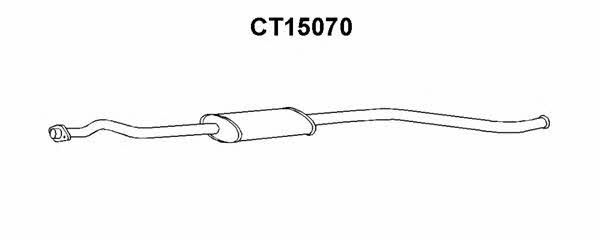 Veneporte CT15070 Глушитель, средняя часть CT15070: Отличная цена - Купить в Польше на 2407.PL!