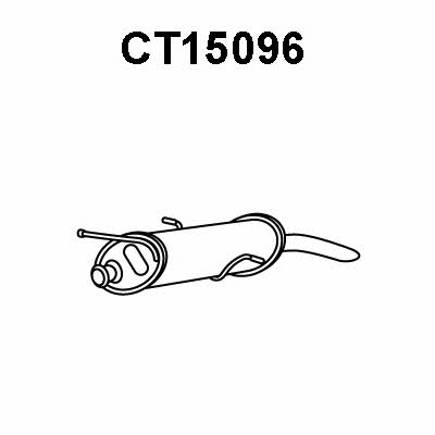 Veneporte CT15096 Tłumik, część tylna CT15096: Dobra cena w Polsce na 2407.PL - Kup Teraz!