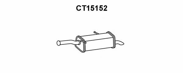 Veneporte CT15152 End Silencer CT15152: Buy near me in Poland at 2407.PL - Good price!