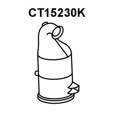 Veneporte CT15230K Catalytic Converter CT15230K: Buy near me in Poland at 2407.PL - Good price!