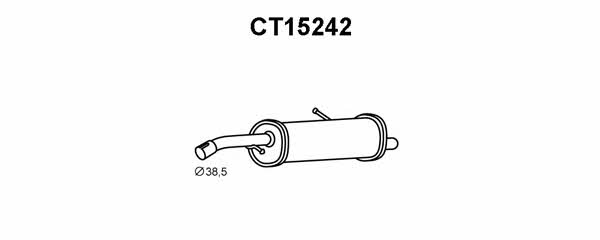Veneporte CT15242 End Silencer CT15242: Buy near me in Poland at 2407.PL - Good price!