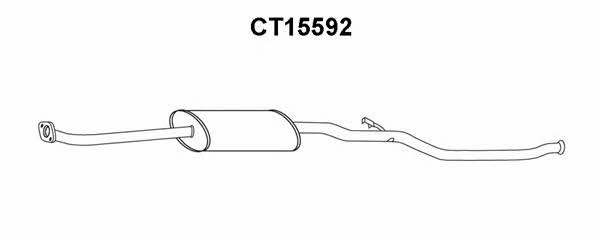 Veneporte CT15592 Central silencer CT15592: Buy near me in Poland at 2407.PL - Good price!