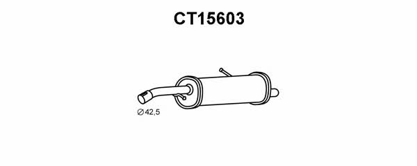 Veneporte CT15603 End Silencer CT15603: Buy near me in Poland at 2407.PL - Good price!