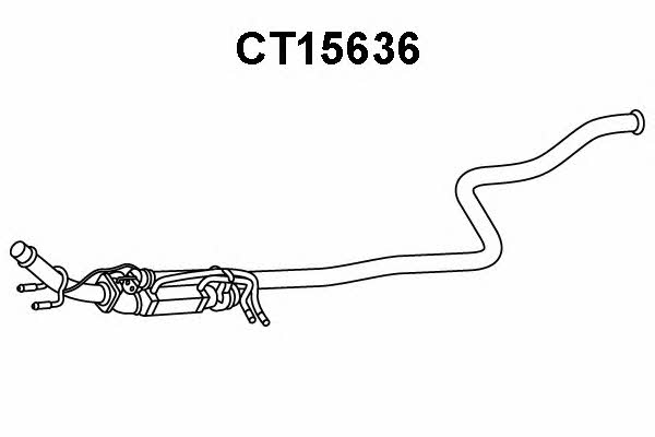 Veneporte CT15636 Exhaust pipe CT15636: Buy near me in Poland at 2407.PL - Good price!