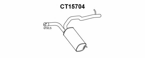 Veneporte CT15704 End Silencer CT15704: Buy near me in Poland at 2407.PL - Good price!