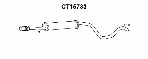 Veneporte CT15733 End Silencer CT15733: Buy near me in Poland at 2407.PL - Good price!