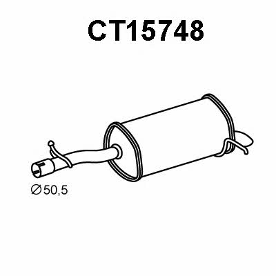Veneporte CT15748 End Silencer CT15748: Buy near me in Poland at 2407.PL - Good price!