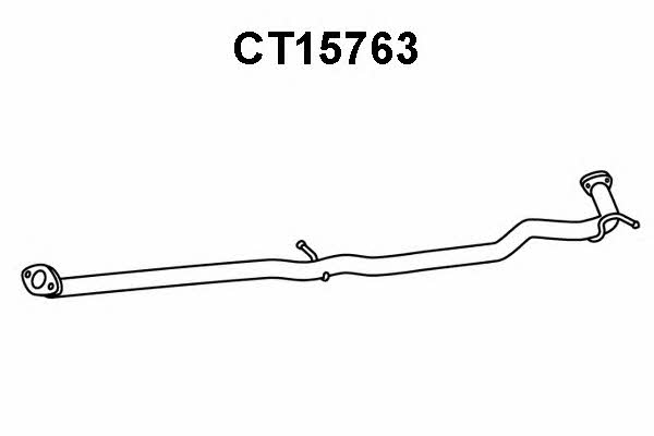  CT15763 Вихлопна труба CT15763: Приваблива ціна - Купити у Польщі на 2407.PL!