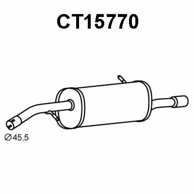 Veneporte CT15770 End Silencer CT15770: Buy near me in Poland at 2407.PL - Good price!