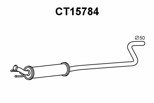 Veneporte CT15784 Резонатор CT15784: Отличная цена - Купить в Польше на 2407.PL!