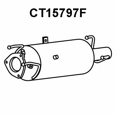 Veneporte CT15797F Diesel particulate filter DPF CT15797F: Buy near me in Poland at 2407.PL - Good price!