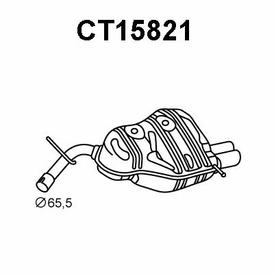 Veneporte CT15821 Endschalldämpfer CT15821: Kaufen Sie zu einem guten Preis in Polen bei 2407.PL!