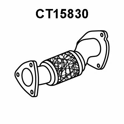 Veneporte CT15830 Exhaust pipe CT15830: Buy near me in Poland at 2407.PL - Good price!