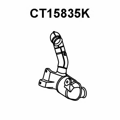Veneporte CT15835K Catalytic Converter CT15835K: Buy near me in Poland at 2407.PL - Good price!