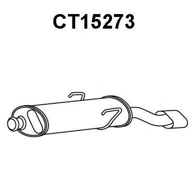 Veneporte CT15273 End Silencer CT15273: Buy near me in Poland at 2407.PL - Good price!