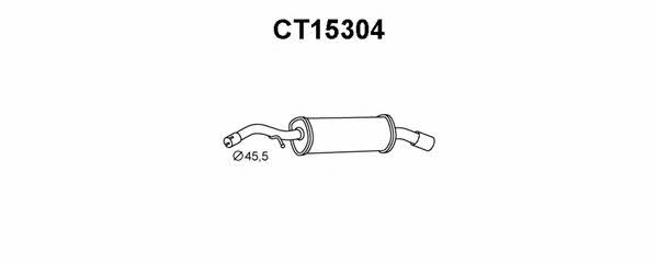 Veneporte CT15304 End Silencer CT15304: Buy near me in Poland at 2407.PL - Good price!