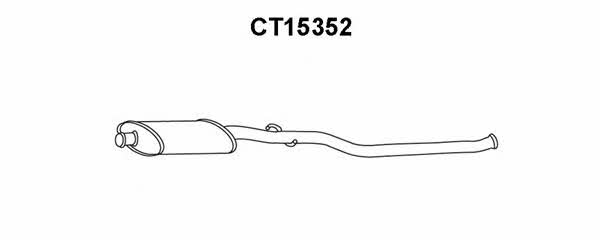 Veneporte CT15352 Глушитель, средняя часть CT15352: Отличная цена - Купить в Польше на 2407.PL!