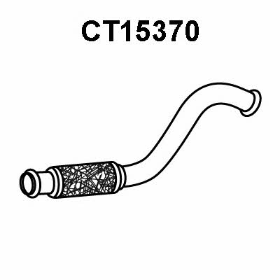 Veneporte CT15370 Exhaust pipe CT15370: Buy near me in Poland at 2407.PL - Good price!