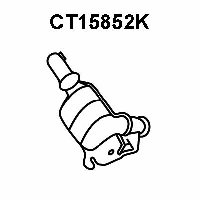 Veneporte CT15852K Catalytic Converter CT15852K: Buy near me in Poland at 2407.PL - Good price!