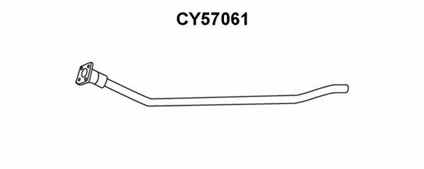 Veneporte CY57061 Exhaust pipe CY57061: Buy near me in Poland at 2407.PL - Good price!