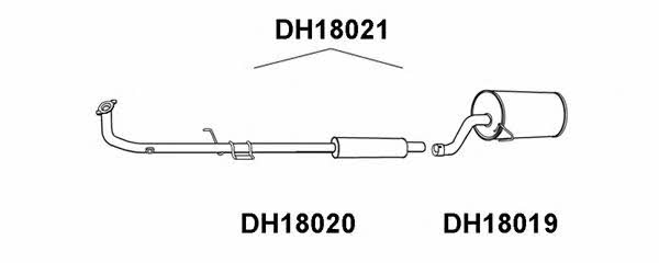 Veneporte DH18019 End Silencer DH18019: Buy near me in Poland at 2407.PL - Good price!