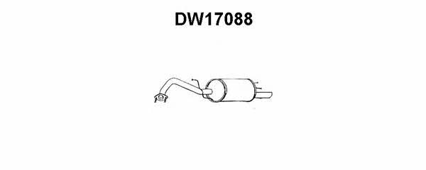 Veneporte DW17088 Глушитель, задняя часть DW17088: Отличная цена - Купить в Польше на 2407.PL!