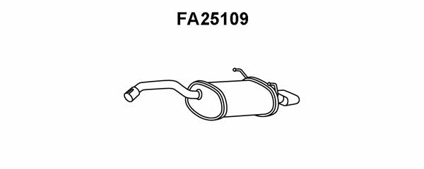 Veneporte FA25109 Глушник, задня частина FA25109: Приваблива ціна - Купити у Польщі на 2407.PL!