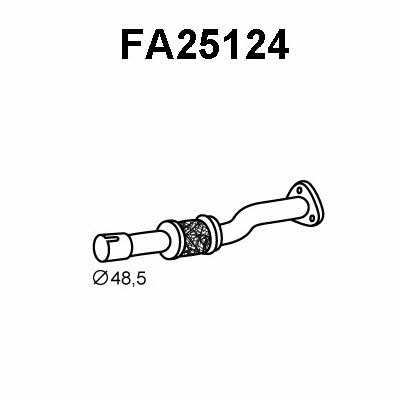 Veneporte FA25124 Exhaust pipe FA25124: Buy near me in Poland at 2407.PL - Good price!