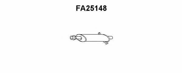 Veneporte FA25148 Central silencer FA25148: Buy near me in Poland at 2407.PL - Good price!