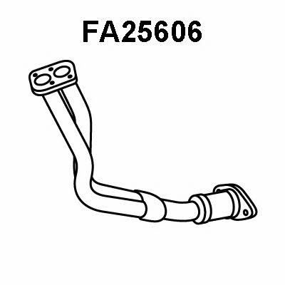 Veneporte FA25606 Exhaust pipe FA25606: Buy near me in Poland at 2407.PL - Good price!