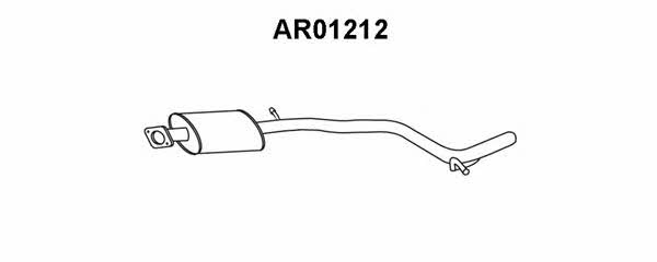 Veneporte AR01212 Глушитель, средняя часть AR01212: Отличная цена - Купить в Польше на 2407.PL!